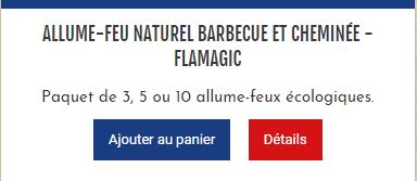 Flamagic disponible sur un coq dans le transat