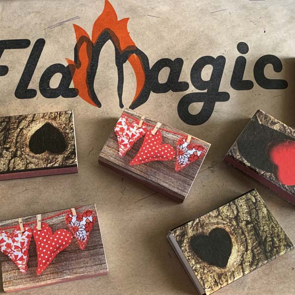 Idée cadeau écologique - Boite Décorative d'allume feux - FlaMagic ®