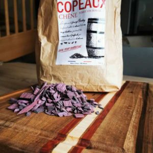 Sachet de copeaux de fumage bois chêne pour barbecue maison