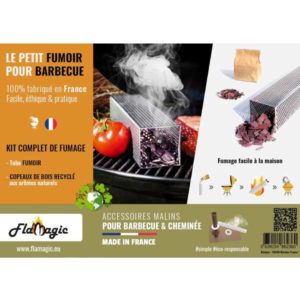 PETIT FUMOIR POUR BARBECUE, KIT FUMAGE 100% FRANCAIS & ECORESPONSABLE