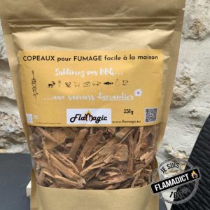 Copeaux de bois d’amandier pour fumage facile à la maison – SPECIAL BARBECUE – sachet de 350g – Image 14