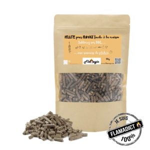 Sachet de bois de fumage pour barbecue en pellets granule saveur peche
